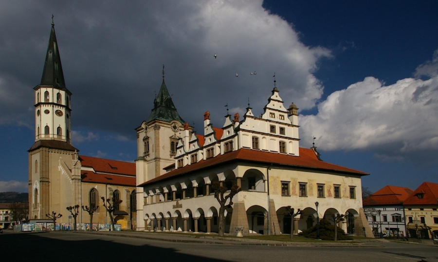 Levočská radnica a Chrám svätého Jakuba